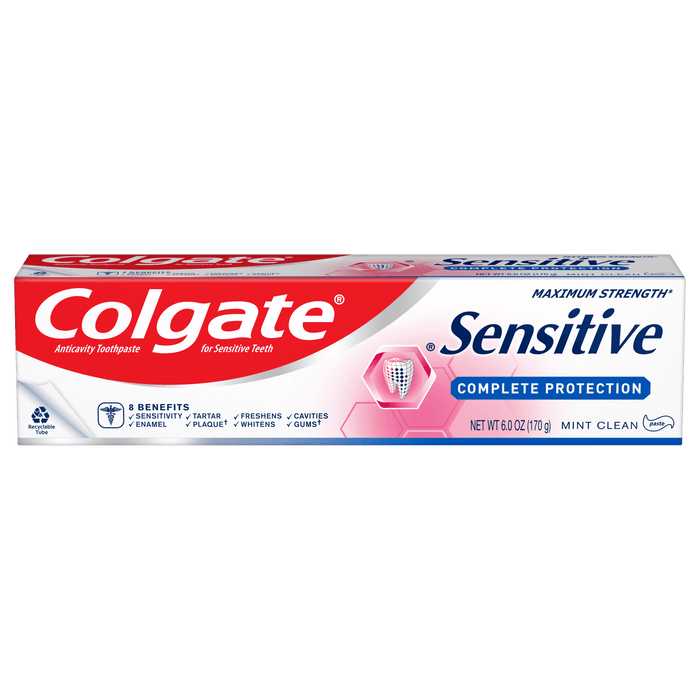 Colgate Sensitive Complete Protection Toothpaste; Sensitive Teeth; Mint; 6 oz