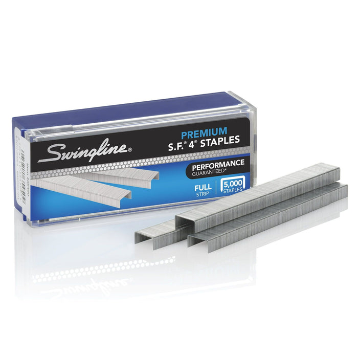 Swingline S.F. 4 Premium Staples, 1/4" Length, 210 Per Strip, 5,000 Per Box (S7035482)