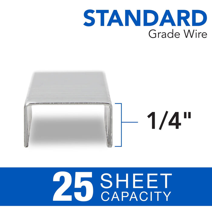 Swingline Standard Staples, 1/4" Length, 210 Per Strip, 5,000 Per Box