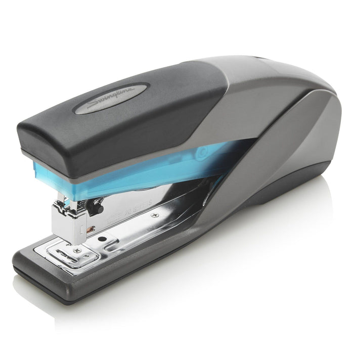 Swingline Optima 25 Reduced Effort Stapler, 25 Sheets, Blue/Gray