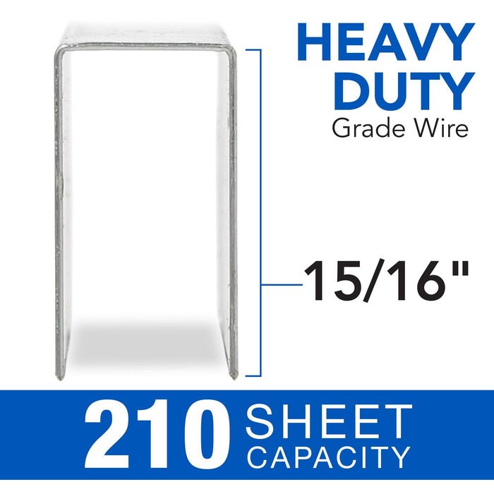 Swingline Premium Heavy Duty Staples, 15/16" Leg, 100 Per Strip, 1,000/Box