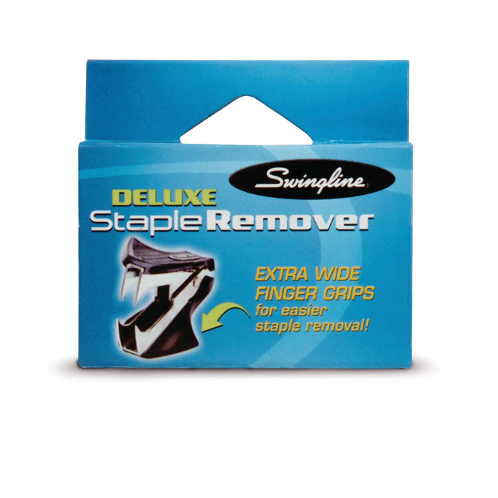 Swingline Deluxe Staple Remover, Extra Wide, Steel Jaws, Black