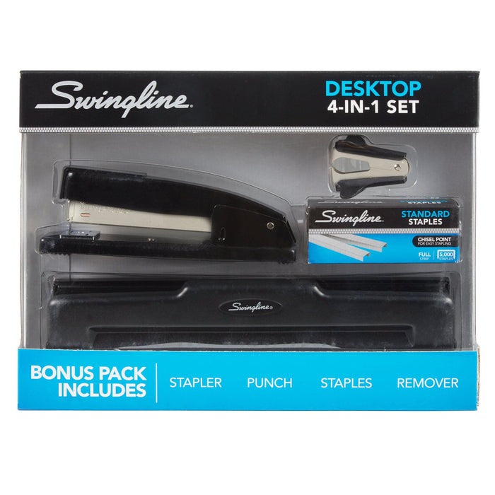 Swingline Desktop Stapler 3-Hole Punch Set (S7044499)