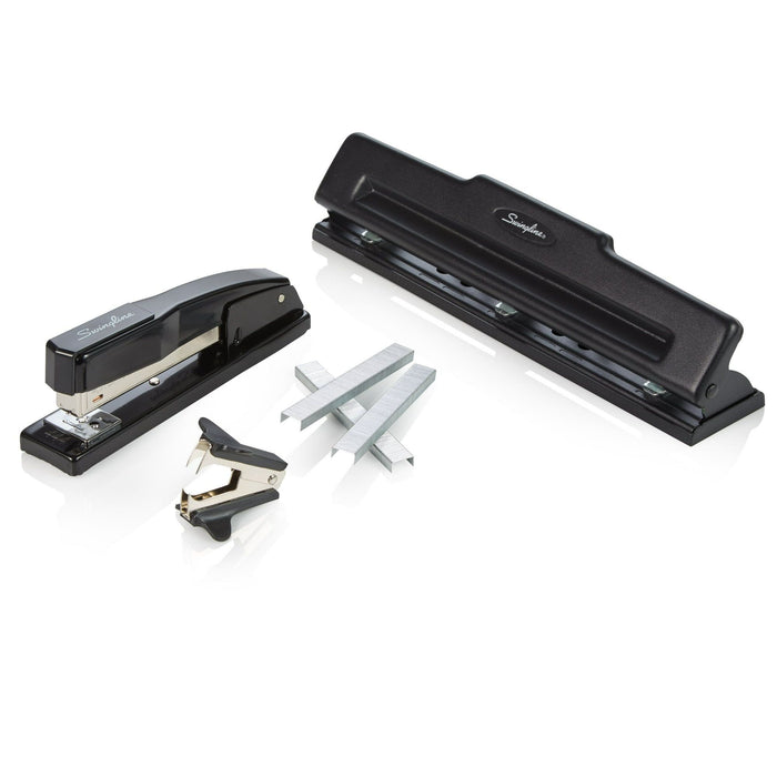 Swingline Desktop Stapler 3-Hole Punch Set (S7044499)