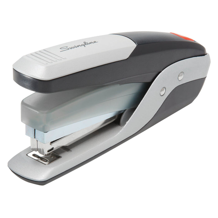 Swingline Quick Touch Full Strip Stapler Value Pack, 28 Sheet Stapler, 5,000 Premium Staples, Staple Remover, Black/Silver