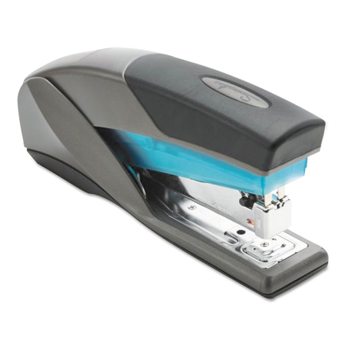 Swingline? Optima 25 Reduced Effort Stapler, 25-Sheet Capacity, Slate Gray/Blue