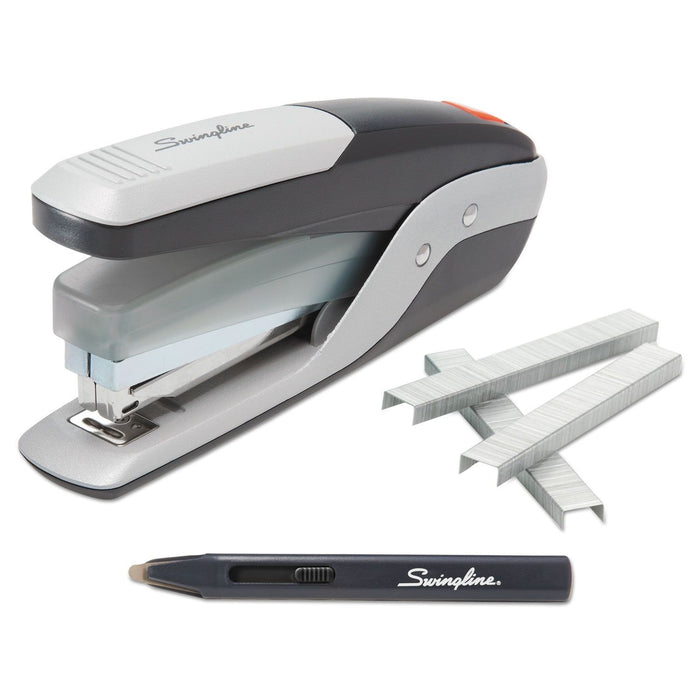 Swingline Quick Touch Stapler Value Pack, 28-Sheet Capacity, Black/Silver