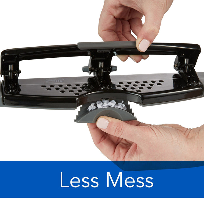 Swingline SmartTouch 3-Hole Punch, Low Force, 20 Sheets