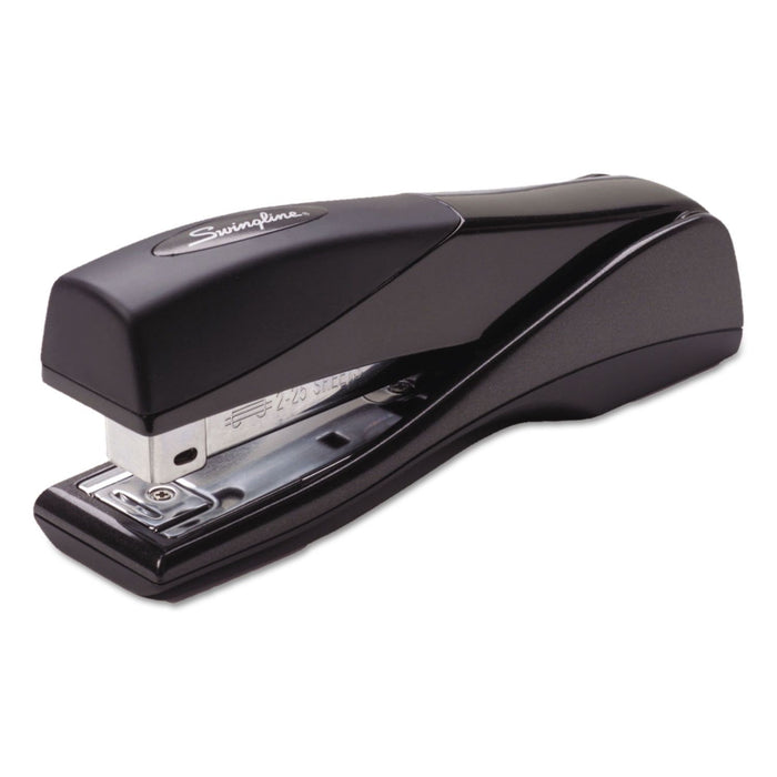 Swingline? Optima Grip Full Strip Stapler, 25-Sheet Capacity, Graphite Black