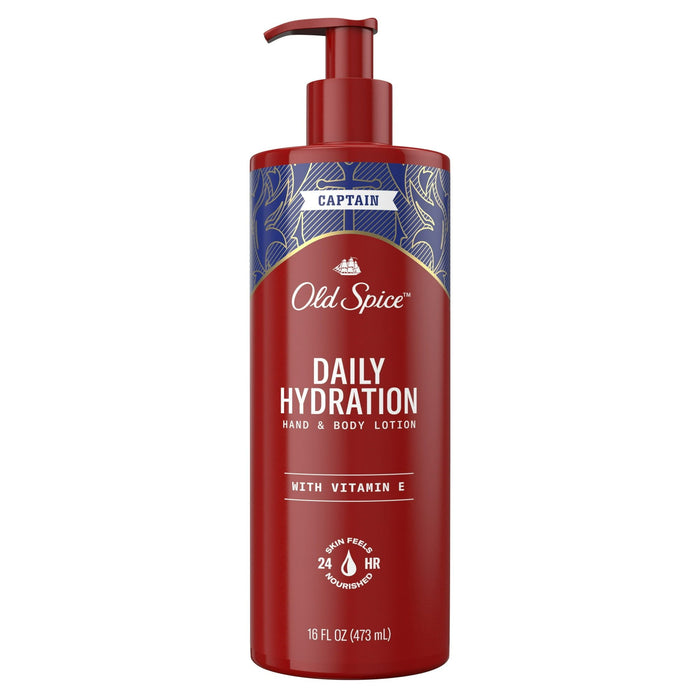 Old Spice Daily Hydration Hand & Body Lotion with Vitamin E, 16 fl oz