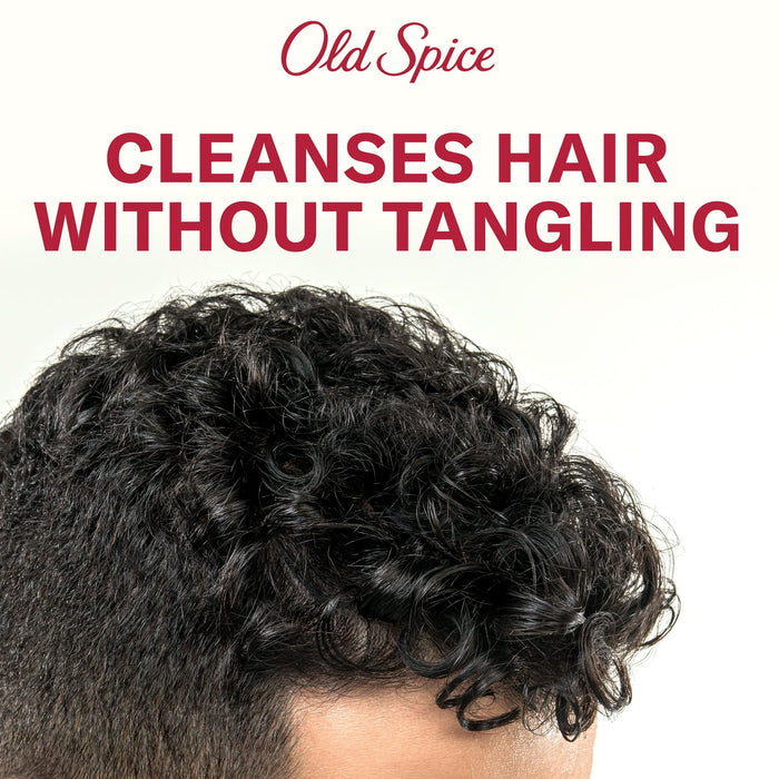 Old Spice Wavy Curly Shampoo with Aloe & Avocado Oil, 21.9 fl oz