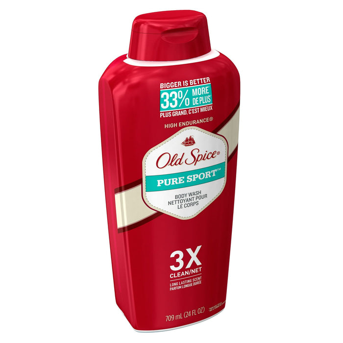 Old Spice High Endurance Body Wash for Men, Pure Sport, 24 fl oz