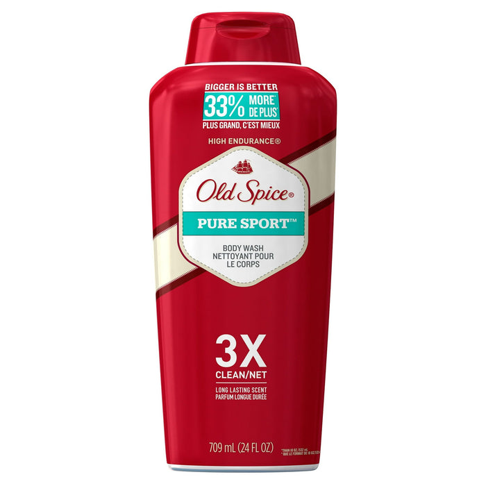 Old Spice High Endurance Body Wash for Men, Pure Sport, 24 fl oz