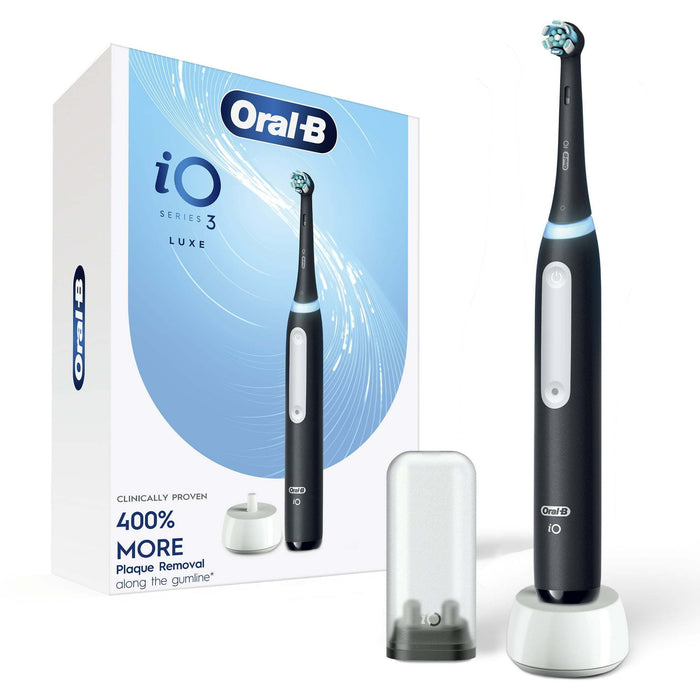 Oral-B iO3 Luxe Electric Toothbrush (1) and (1) Charger, for Adults and Children 3+