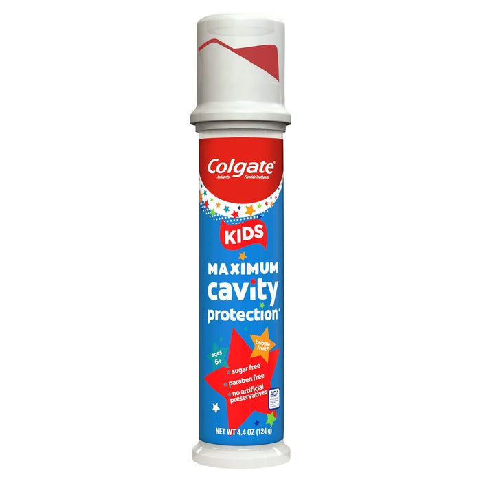 Colgate Kids Toothpaste Pump; Maximum Cavity Protection; 4.4 oz