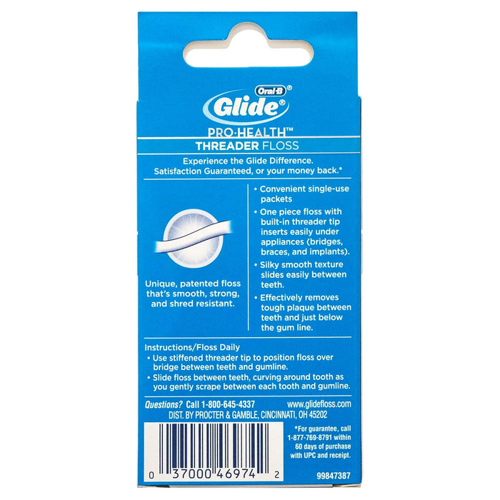 Oral-B Glide Pro-Health Dental Floss Threader, 30 Count