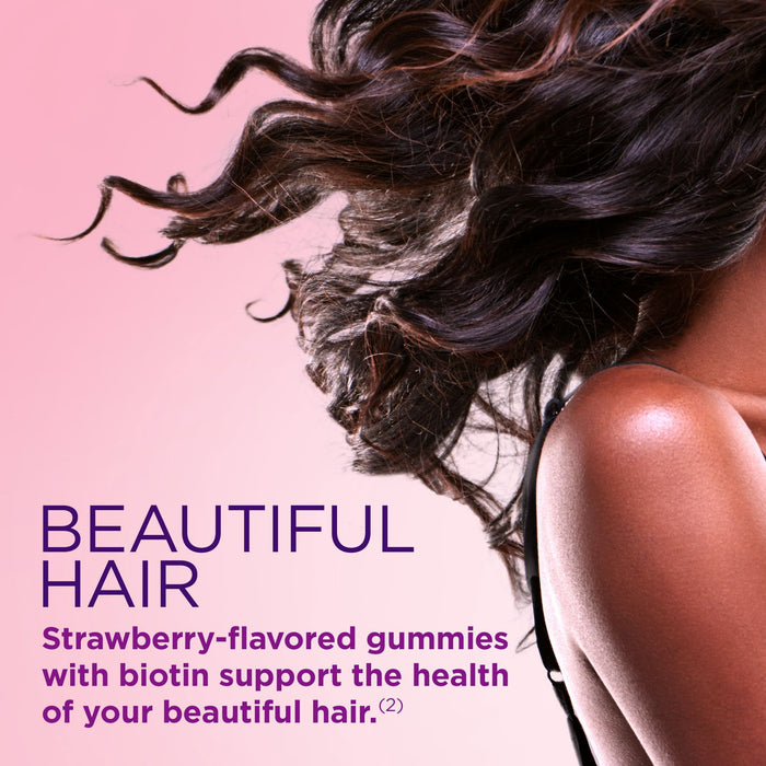 Nature's Bounty Hair Skin and Nail Vitamins With Biotin; Gummies; 90 Count