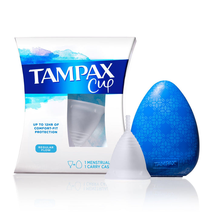 Tampax REG Flow Menstrual Cup, up to 12 hrs Comfort-Fit protection