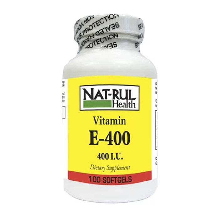 Natrul Health Nat Rul Vitamin E 400 IU Supplement Softgels