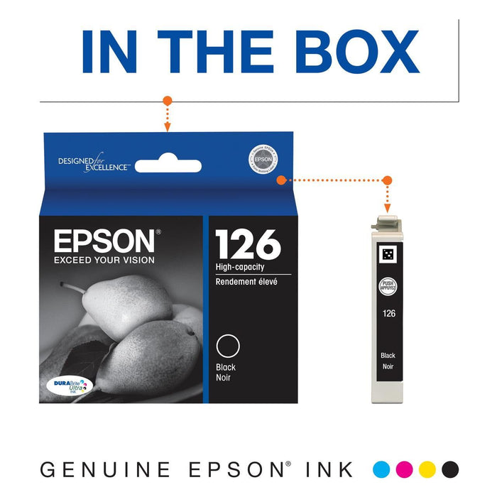 Epson 126 Standard-capacity Black Ink Cartridge