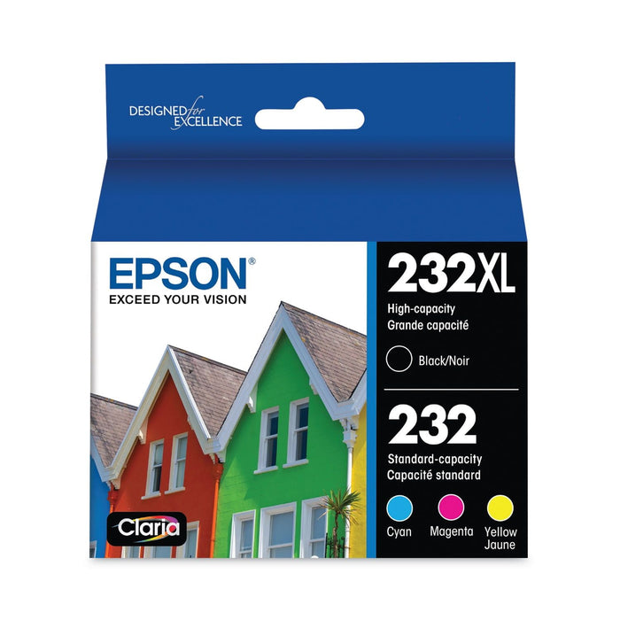 EPSON T232 Claria Genuine Ink High Capacity Black & Standard Color Cartridge Combo Pack