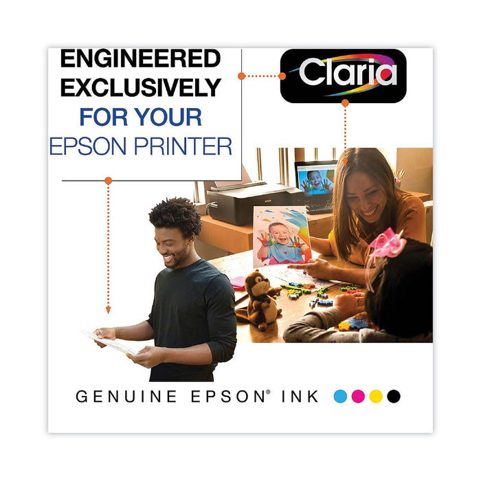 Epson T222220S (T222) Claria Ink, 165 Page-Yield, Cyan