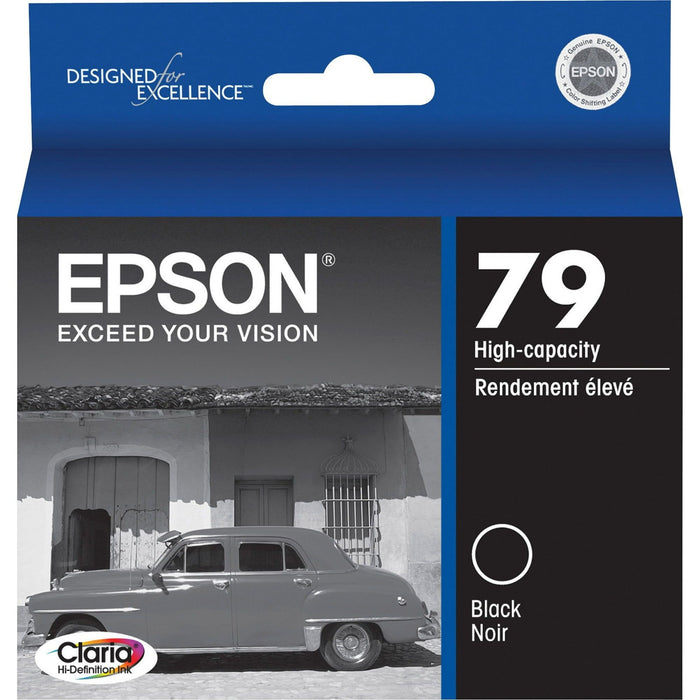 Epson Series Ink Cartridges- Black (1 Each) T079120