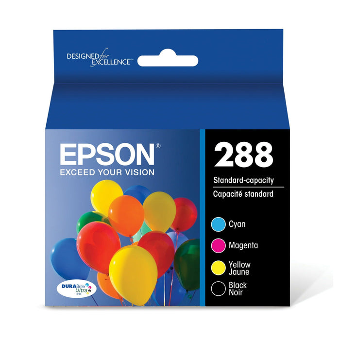 EPSON 288 DURABrite Ultra Ink Standard Capacity Black & Color Cartridge Combo Pack (T288120-BCS) Works with Expression XP-330, XP-430, XP-434, XP-340, XP-440, XP-446