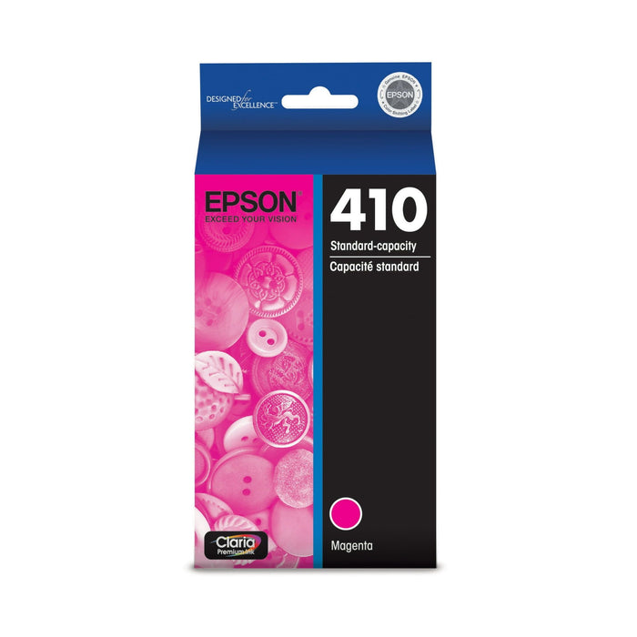 EPSON 410 Claria Premium Ink Standard Capacity Magenta Cartridge (T410320-S) Works with Expression Premium XP-530, XP-630, XP-640, XP-7100, XP-830