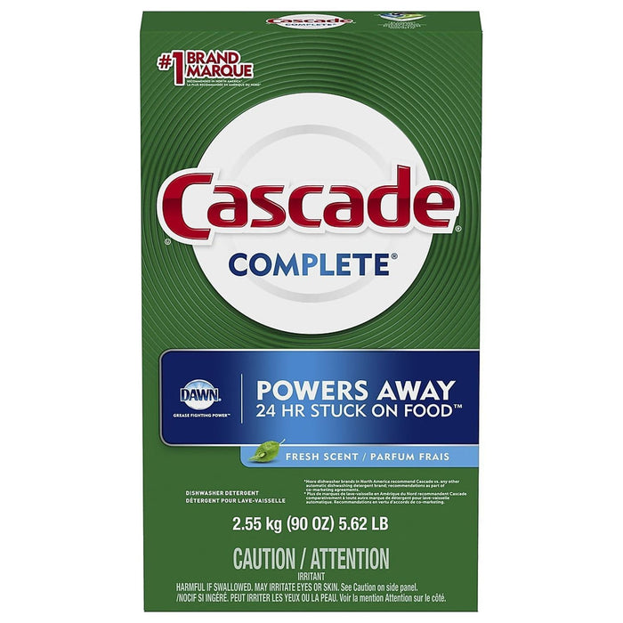 Cascade Complete - Detergent - powder - box - 5.62 lbs - fresh scent