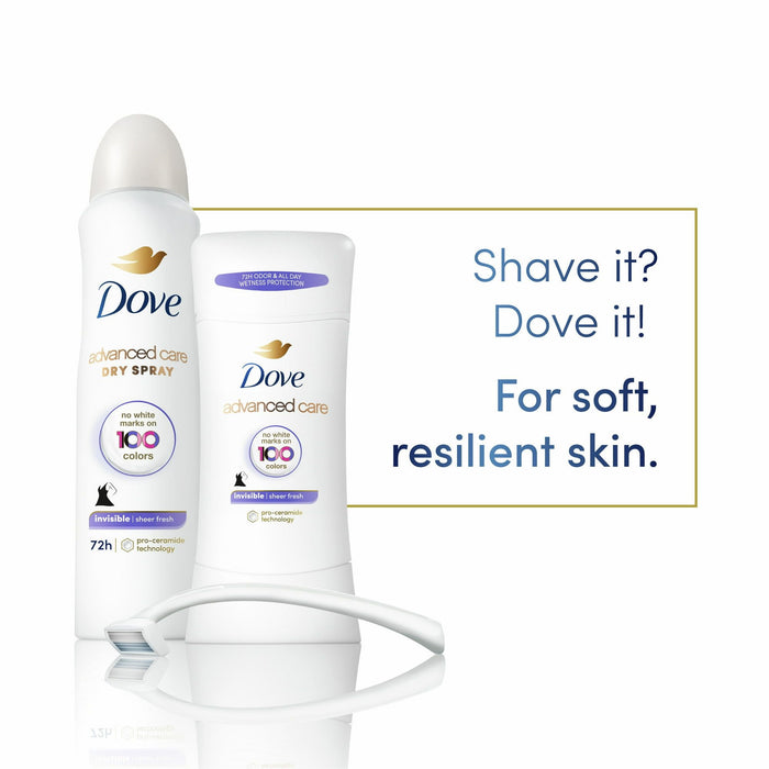 Dove Advanced Care Long Lasting Antiperspirant Deodorant Dry Spray, Sheer Fresh, 3.8 oz