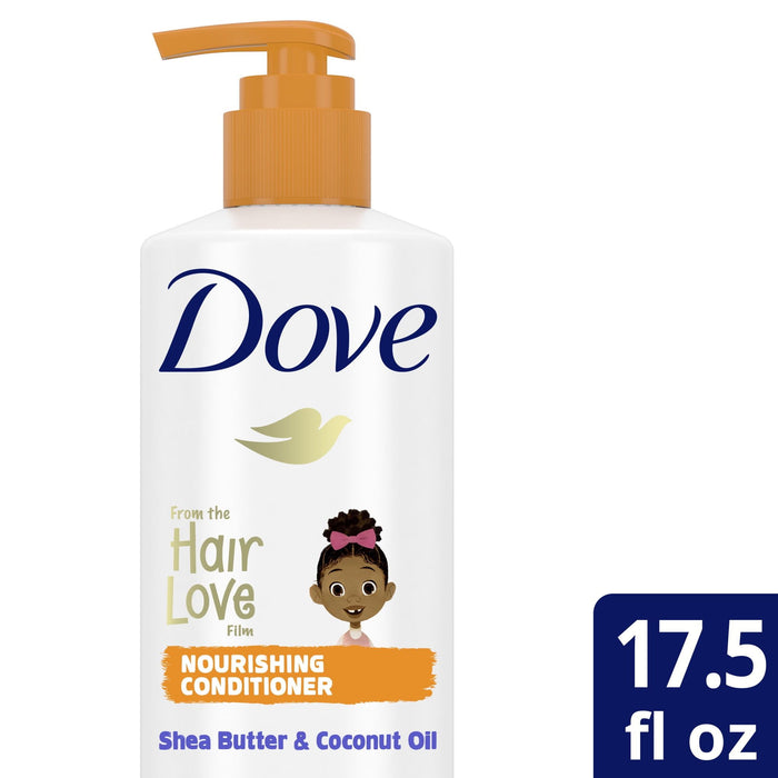 Dove Hair Love Daily Nourishing Conditioner Curly Hair with Shea Butter, Coconut Cookie, 17.5 fl oz