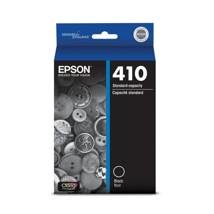 EPSON 410 Claria Premium Ink Standard Capacity Black (T410020-S) Works with Expression Premium XP-530, XP-630, XP-640, XP-7100, XP-830