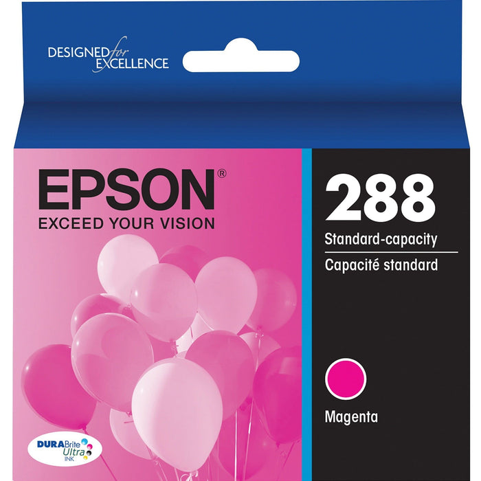 EPSON 288 DURABrite Ultra Ink Standard Capacity Magenta Cartridge (T288320-S) Works with Expression XP-330, XP-430, XP-434, XP-340, XP-440, XP-446