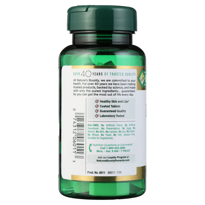 Nature's Bounty L-Lysine Tablets; 1000 mg; 60 Count