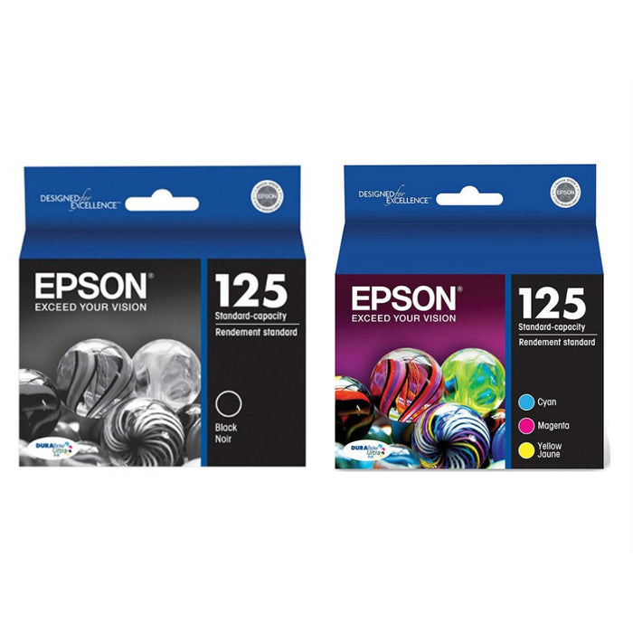 Epson 125 Ink Cartridge Complete Color Set