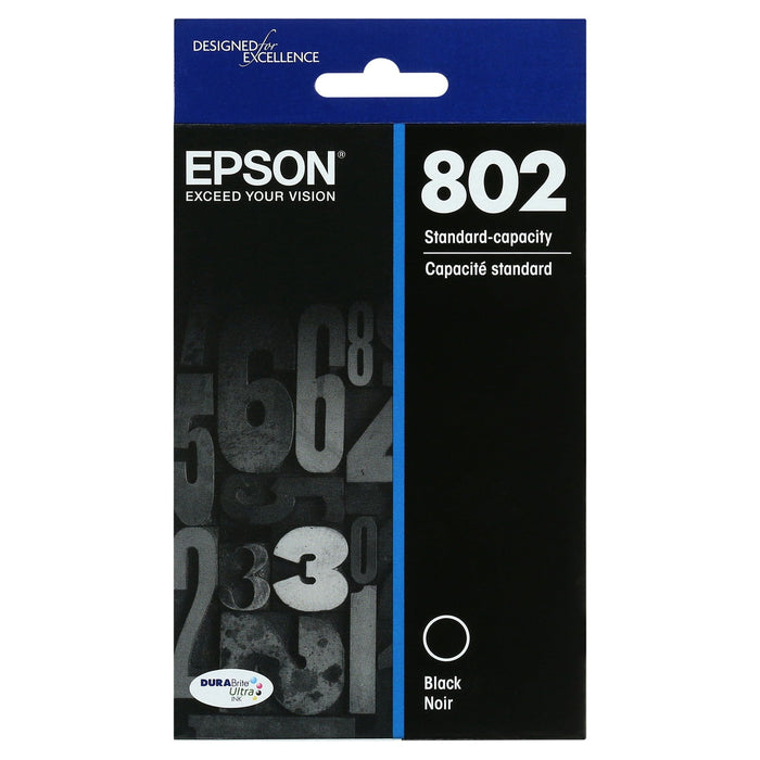 Epson 802 Standard-capacity Black Ink Cartridge