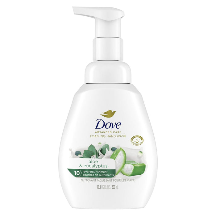 D ove Nourishing Women's Foaming Hand Soap All Skin Aloe & Eucalyptus, 10.1 oz