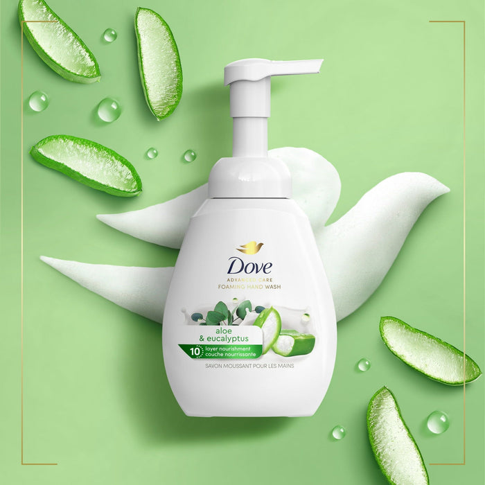 D ove Nourishing Women's Foaming Hand Soap All Skin Aloe & Eucalyptus, 10.1 oz