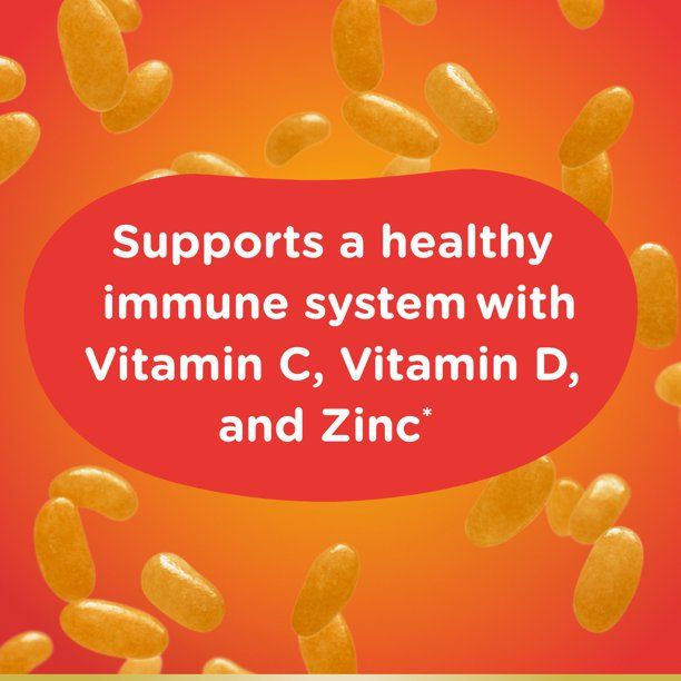 Nature's Bounty Kids Vitamin C; D & Zinc for Immune Support Jelly Beans; 80 Count