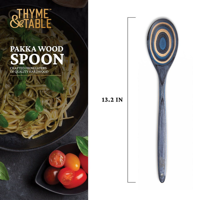 Thyme & Table Pakka Wood Spoon, Blue