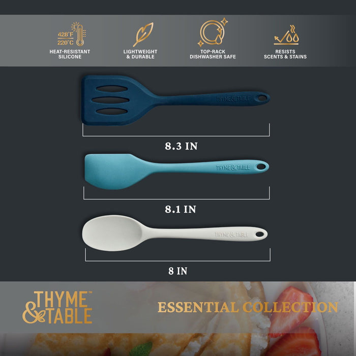 Thyme & Table 3-Piece Silicone Mini Utensil Set