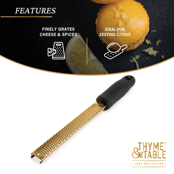 Thyme & Table Stainless Steel Fine Grater & Zester