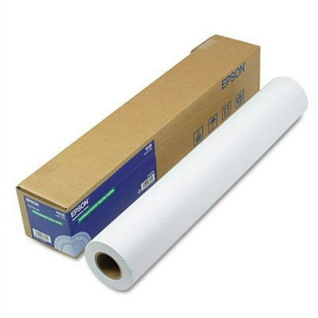 Double Weight Matte Paper, 8 mil, 24" x 82 ft, Matte White