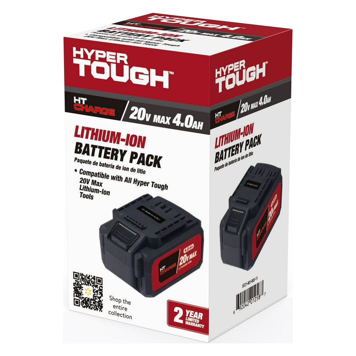 Hyper Tough 20V Max 4.0Ah Battery Pack, HT21-401-003-11