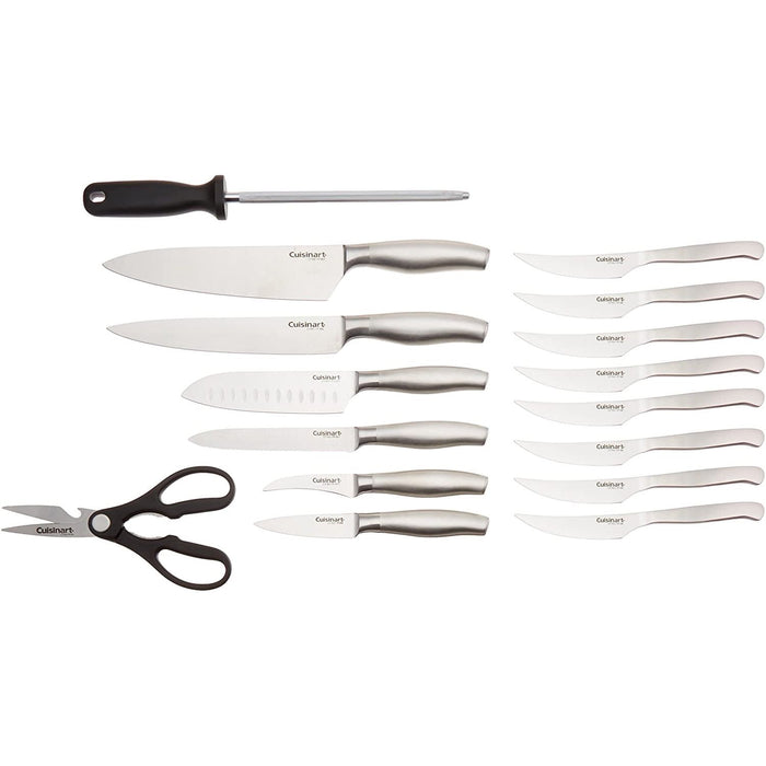 Cuisinart 17-Piece Stainless Steel Block Set