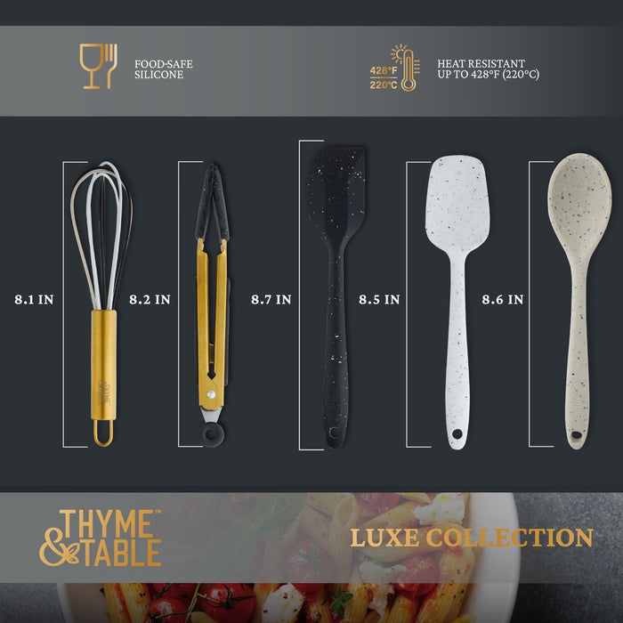 Thyme & Table 5-Piece Silicone Mini Utensil Set