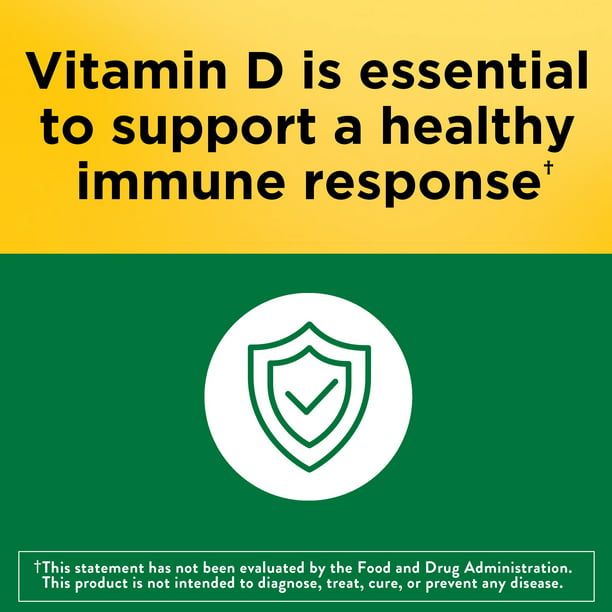 Nature Made Vitamin D3 2000 IU (50 mcg) Softgels; 100 Count