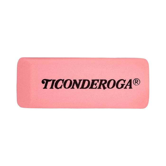 Ticonderoga Wedge Erasers, Pink, 3 Count