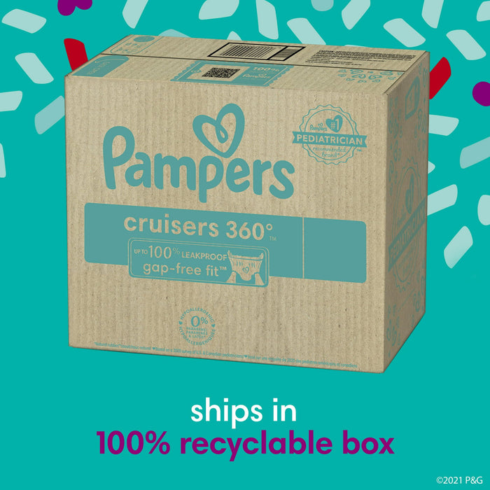 Pampers Cruisers 360 Fit Diapers Size 5, 128 Count